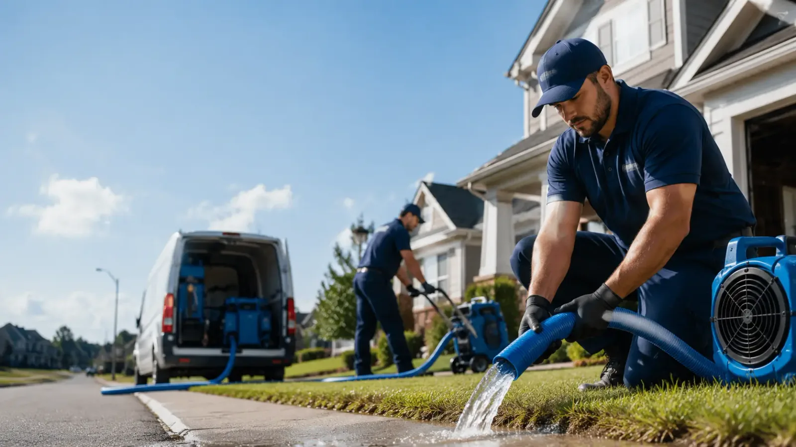 Flood Damage Restoration in Bergland, MI